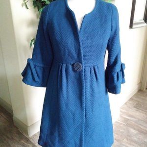 Anthropologie  "Tabitha" Bell-Sleeved Coat